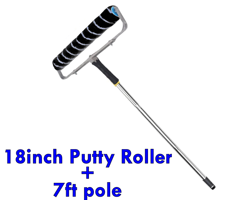 18 inch Putty roller with rod